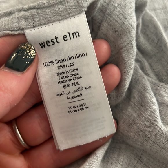 West Elm Bedding Queen West Elm Linen Duvet Cover And Shams Poshmark